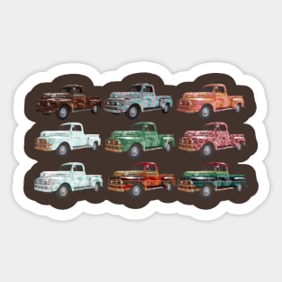 Vintage Trucks Sticker